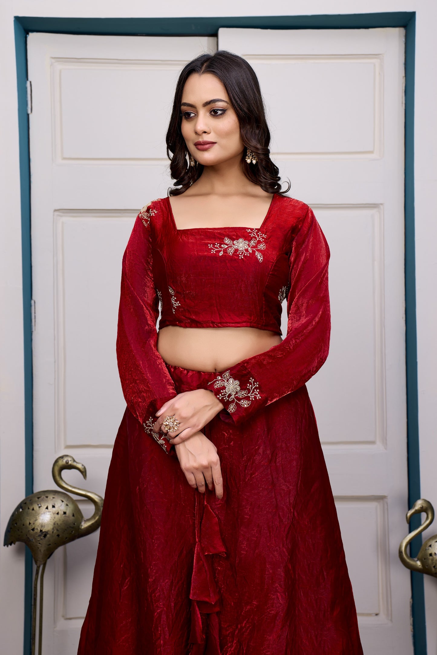 Luxury Sequins Work Lehenga Collection ✨