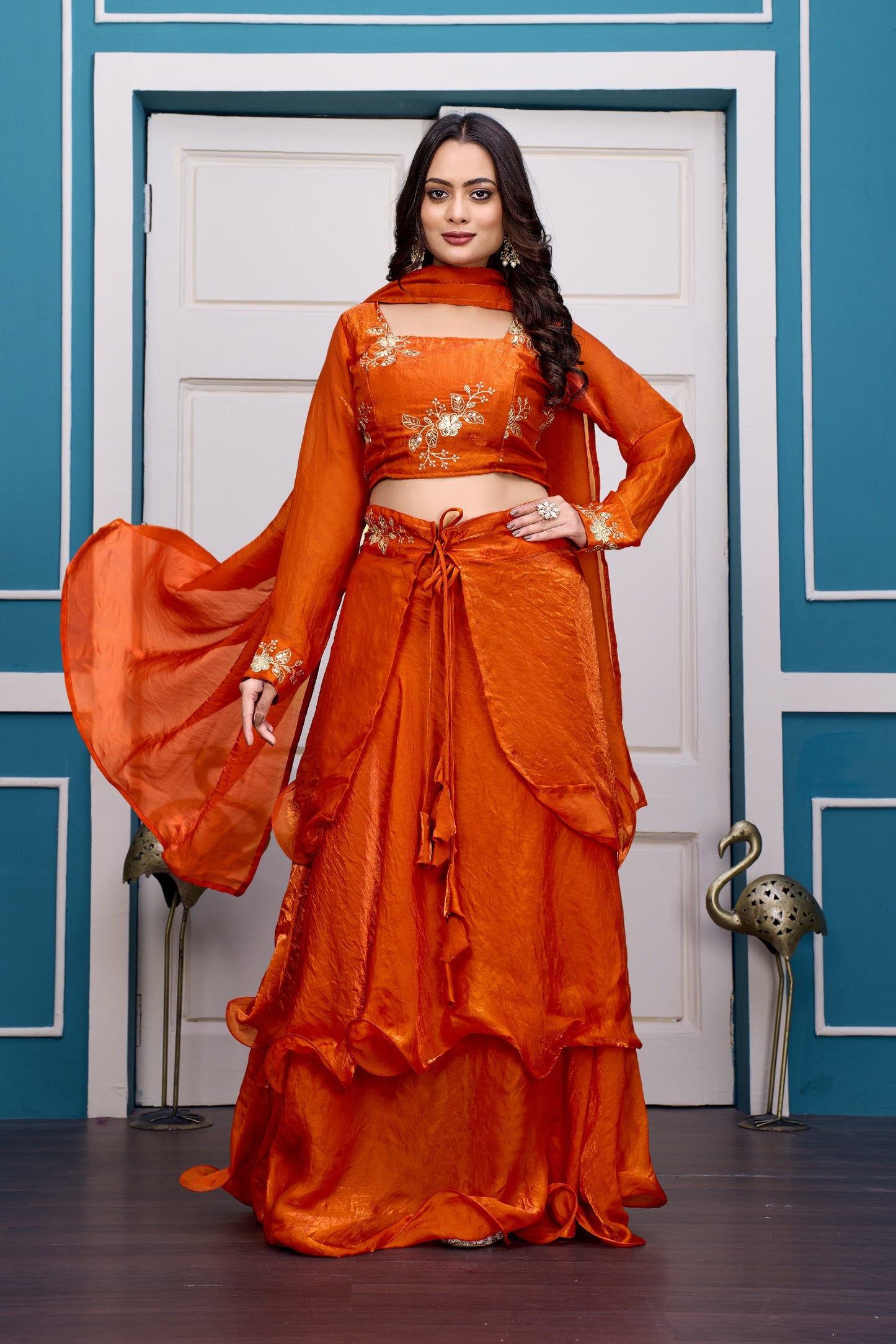 Luxury Sequins Work Lehenga Collection ✨