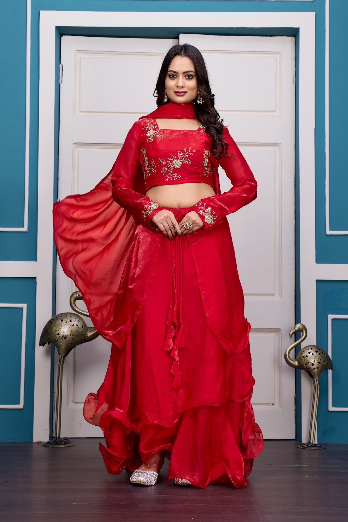 Luxury Sequins Work Lehenga Collection ✨