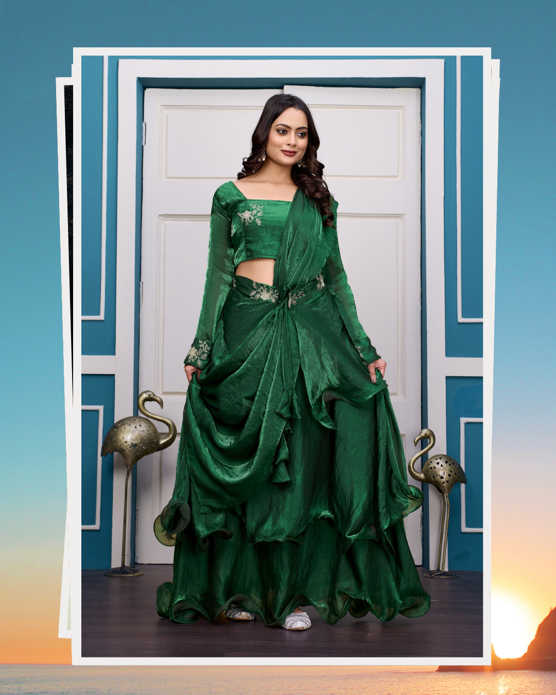Luxury Sequins Work Lehenga Collection ✨