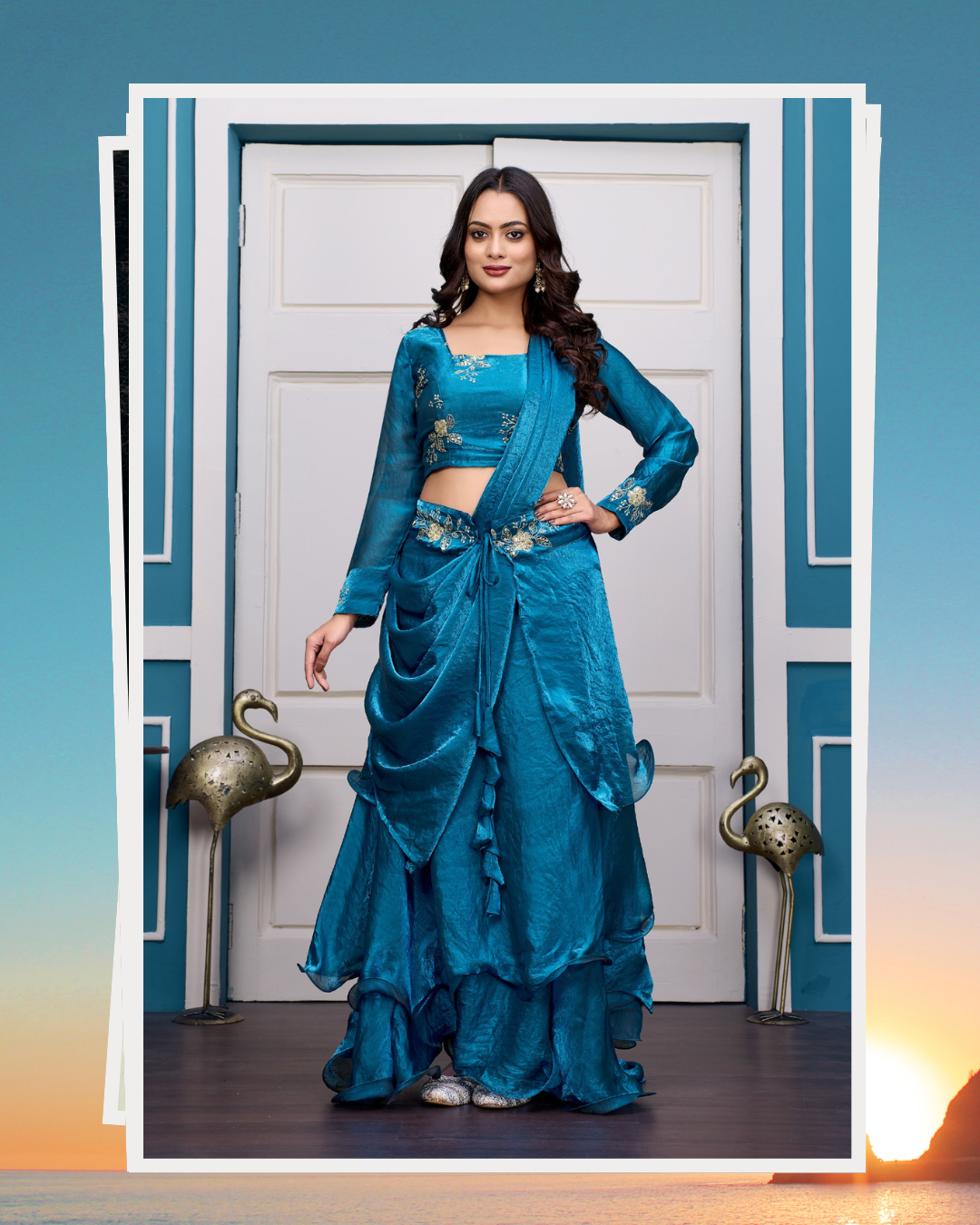 Luxury Sequins Work Lehenga Collection ✨