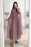Elegant Heavy Crunchy Silk Gown Set – Embroidered Party Wear Collection