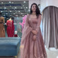 Elegant Heavy Crunchy Silk Gown Set – Embroidered Party Wear Collection