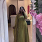 Elegant Heavy Crunchy Silk Gown Set – Embroidered Party Wear Collection
