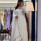 Premium Off White Anarkali Suit Set ✨