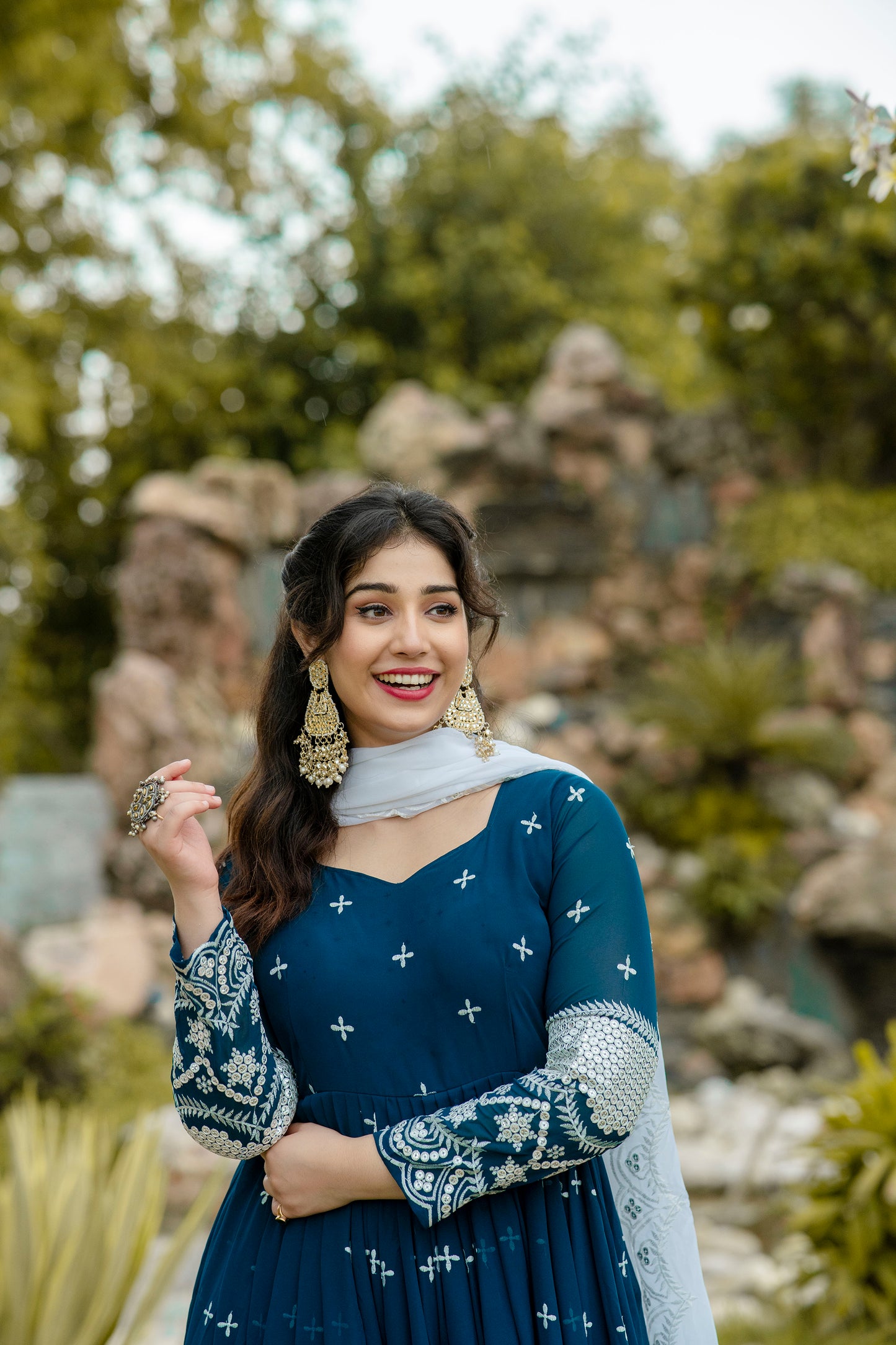 Royal Look Anarkali with Dupatta