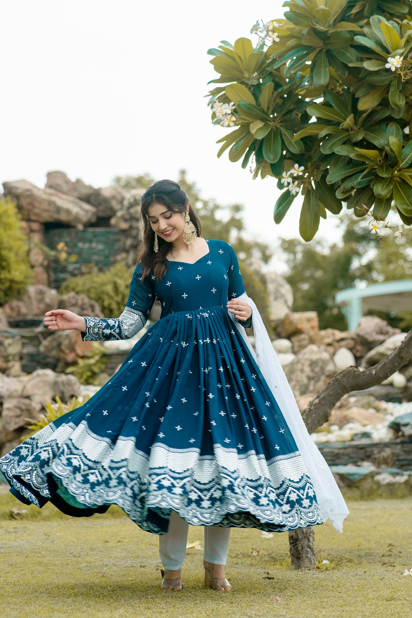 Royal Look Anarkali with Dupatta