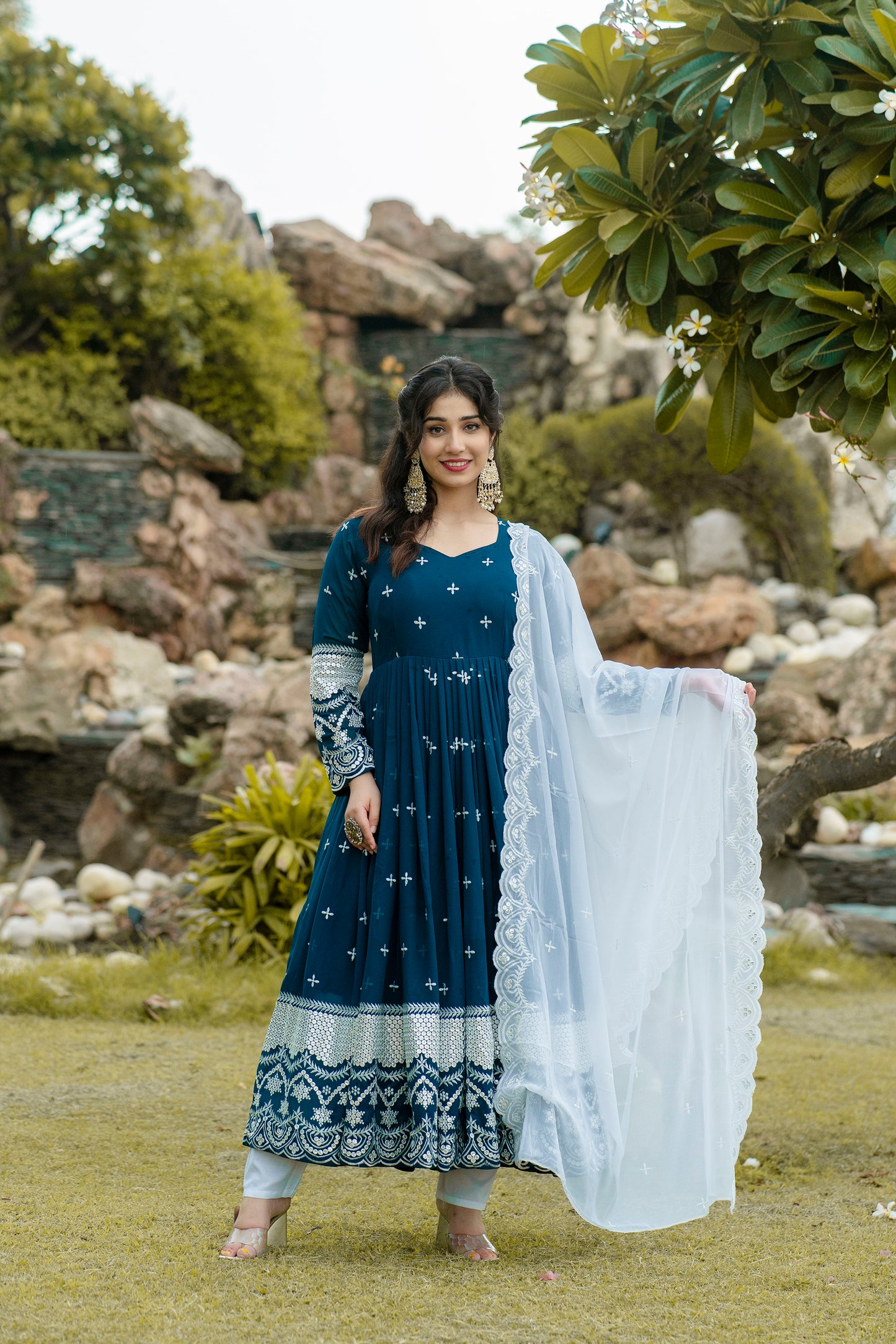 Royal Look Anarkali with Dupatta