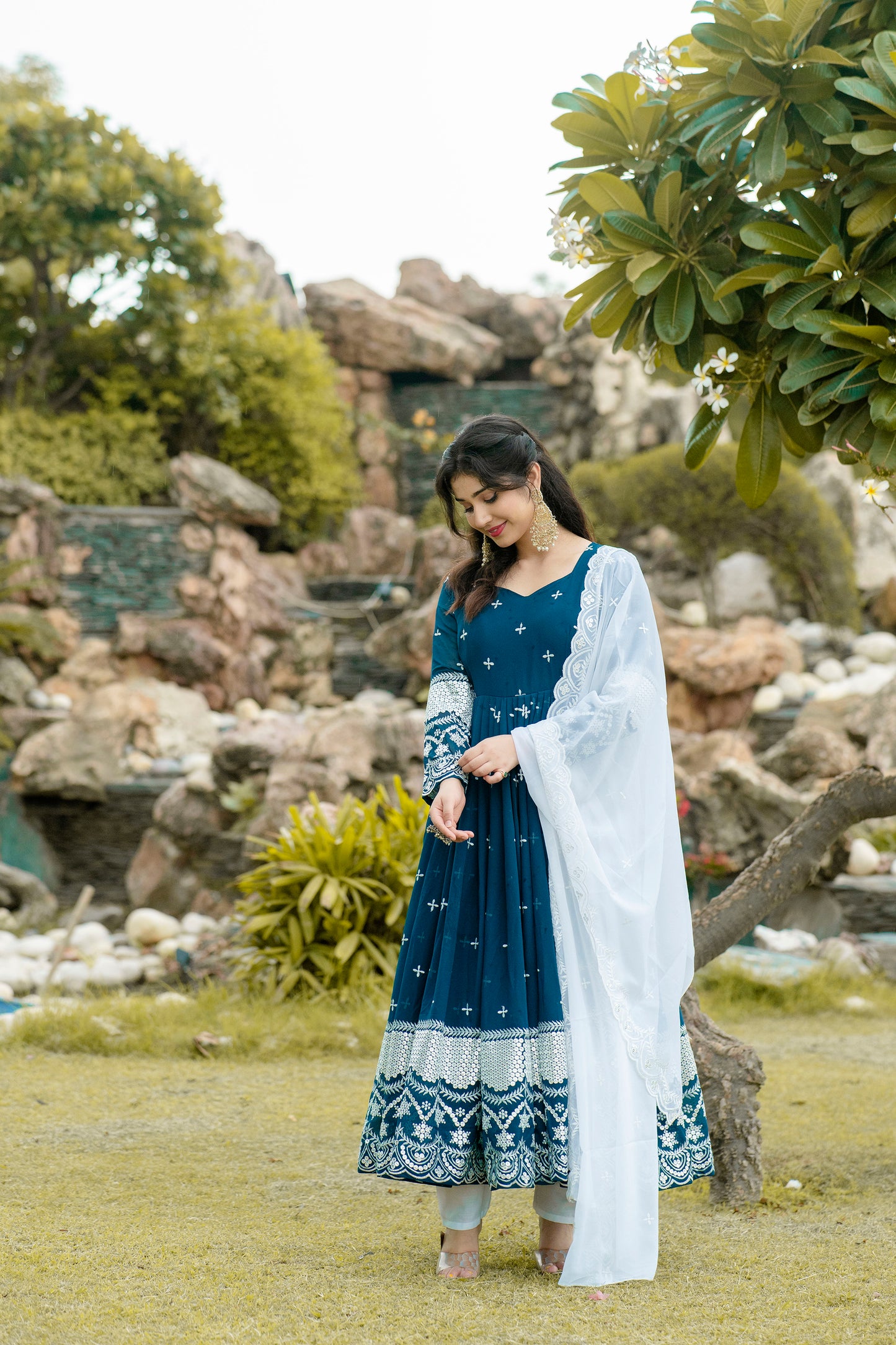 Royal Look Anarkali with Dupatta