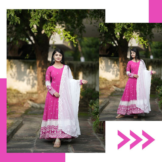 Royal Look Anarkali with Dupatta