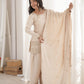 Elegant Glass Roman Silk Farshi Shalwar Suit
