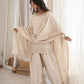 Elegant Glass Roman Silk Farshi Shalwar Suit