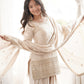 Elegant Glass Roman Silk Farshi Shalwar Suit