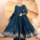 Zareen Rama Blue Anarkali Set 💙✨