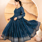 Zareen Rama Blue Anarkali Set 💙✨