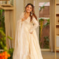 Royal Look Off White Anarkali Outfit