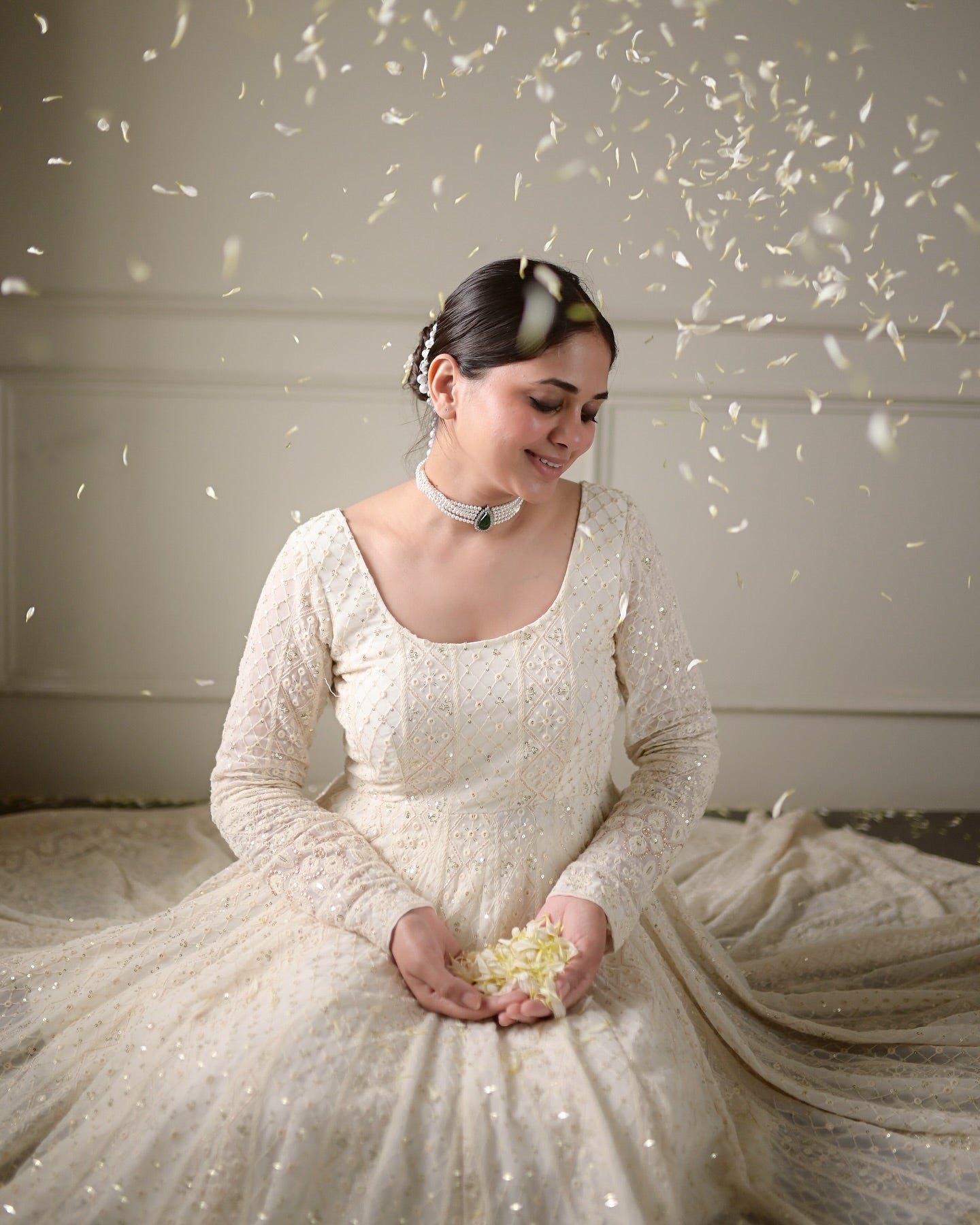 Heavy Zari Embroidered Traditional Suit Set