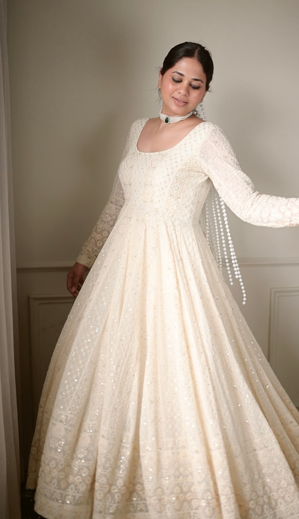 Heavy Zari Embroidered Traditional Suit Set