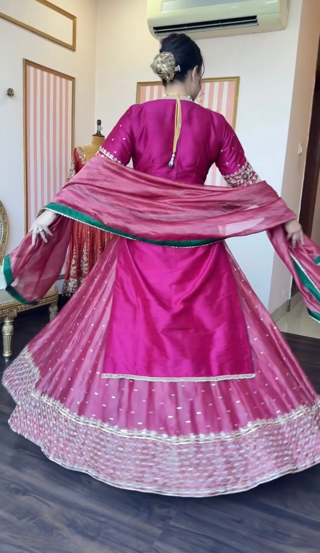 Royal Look Crop Top Lehenga Set for Women