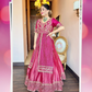 Royal Look Crop Top Lehenga Set for Women