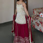 Premium Vichitra Silk Anarkali Suit Set For Women 👑